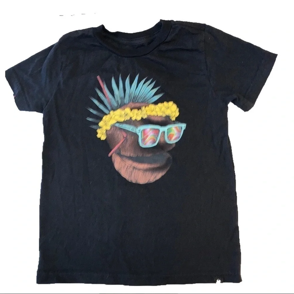 3 Quicksilver Short Sleeve Tee Boys Shirt L - Picture 4 of 4